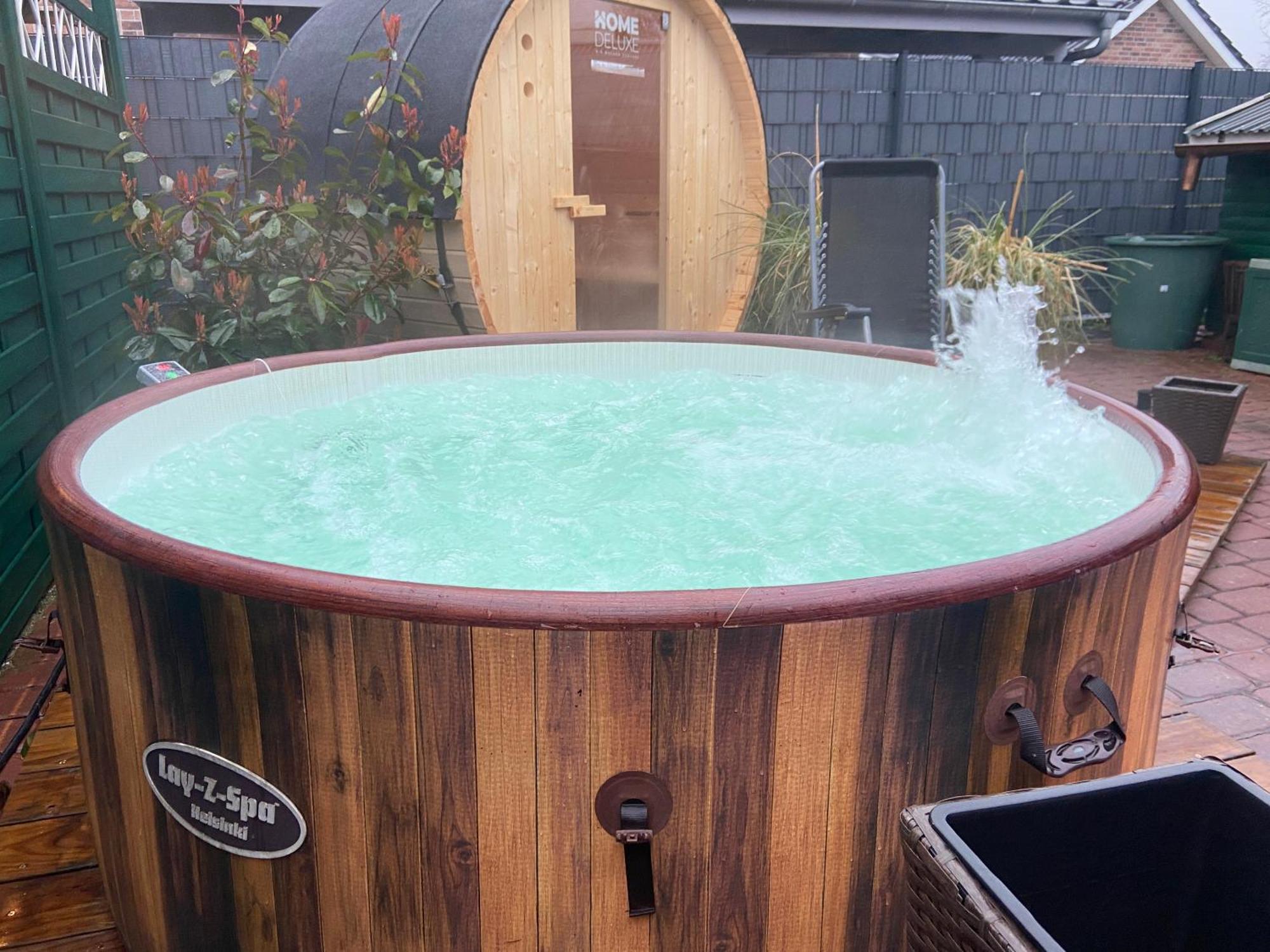 Ferien Im Wangerland Ferienwohnung Leuchtturm Minsen Schillig Hund Pool Sauna Norderaltendeich Exterior foto